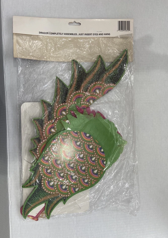 Beistle 1987 6’ Tissue Dragon Nº55852 Decoración Dragón Foto 4 de 4