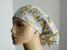Bouffant Scrub Cap - Floral Medallion