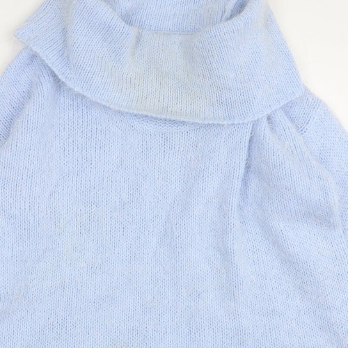 Papaya Womens Blue Roll Neck Acrylic Blend Jumper Size M - Picture 7 of 12