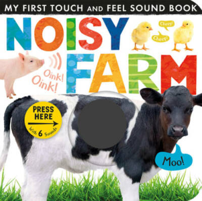 #ad Noisy Farm My First Touch and Feel Sound Book Hardcover GOOD $3.97