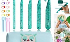 Large Crochet Hooks,25mm 20mm 18mm 15mm 12mm Crochet Hooks,Large Crochet Green