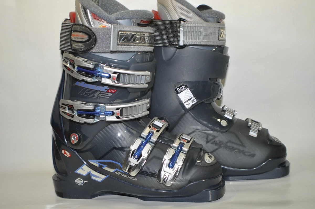 Women's Nordica Ski W12 Used Size Mon 23.5 275MM Us 6.5 | eBay