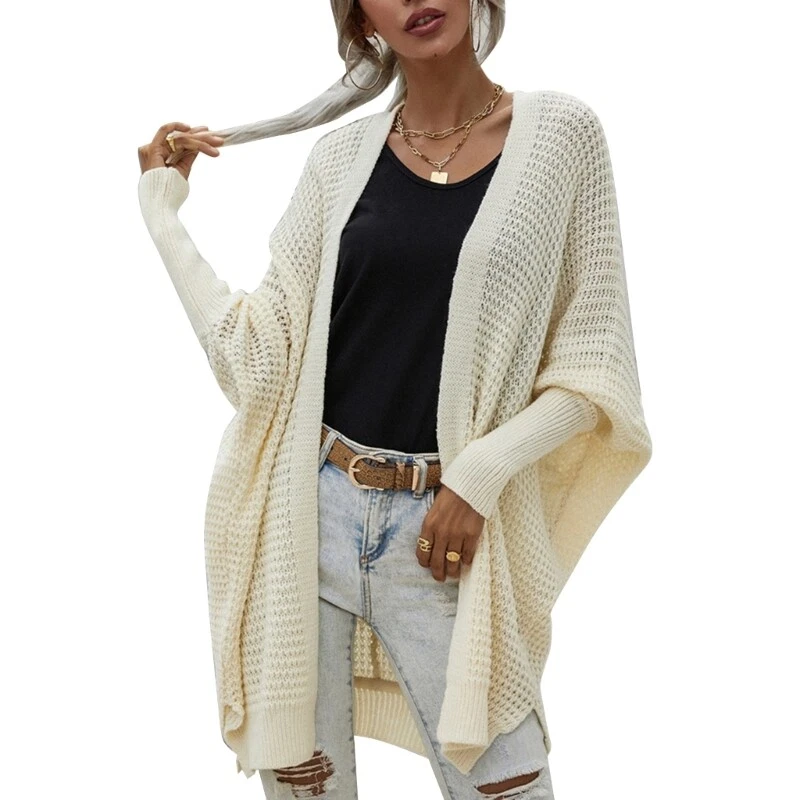 Batwing cable knit cardigan store