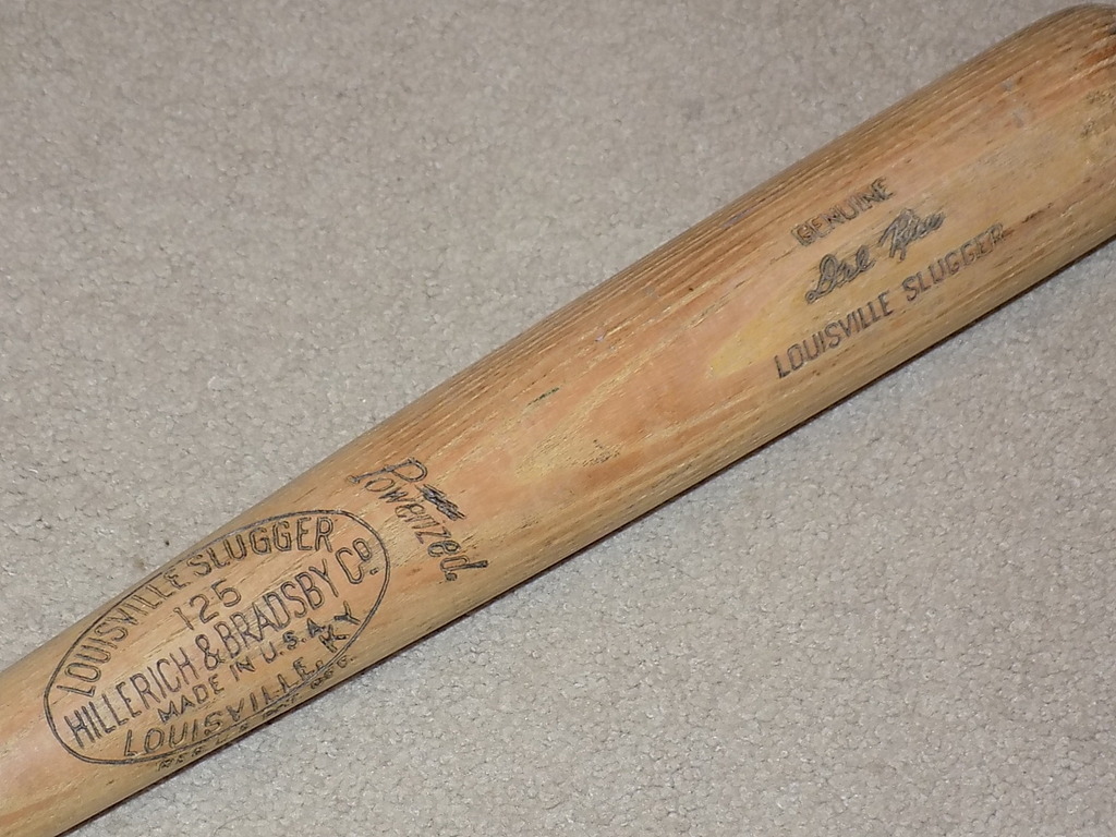 Del Rice H&B Game Used Bat 1957 Milwaukee Braves Cardinals | eBay