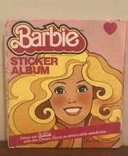 Vintage Barbie Doll Sticker Book Album 1983