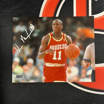 Vernon Maxwell Signed 8x10 Photo Houston Rockets Autograohed Steiner CX 