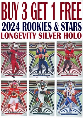 2024 Panini Rookies & Stars LONGEVITY Silver Holo Foil (BUY 3 GET 1) You Pick