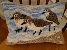 Sand Pipers Rug Hooking Paper Pattern- Prairie Road Designs