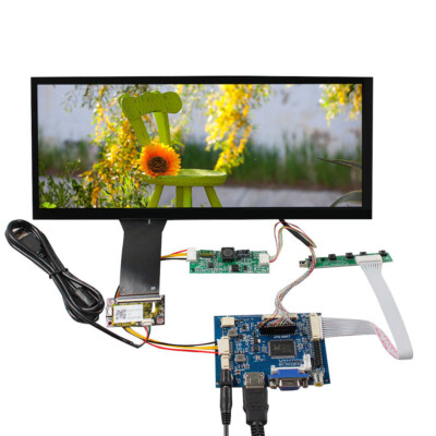 HD VGA AV LCD Controller Board  12.3'' VS123IA-01D 1920x720 IPS Touch LCD Panel