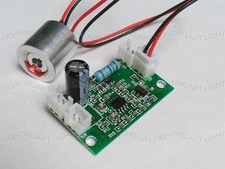 650nm 100mW Diode Red Dot Laser Module + Free TTL Laser Driver Board DC5V input