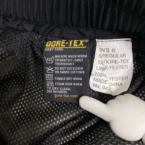 Gore-Tex Winter Schnee Ski Hose Damen 8 schwarz Taschen gefüttert Reißverschluss isoliert - Bild 9 von 14