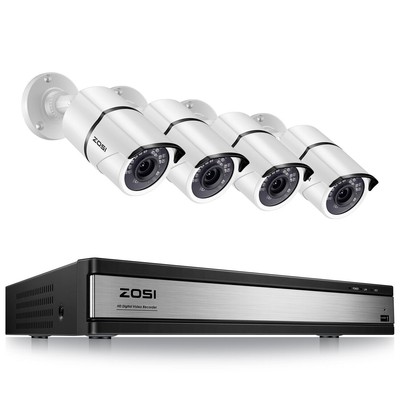 ZOSI 16CH H.265+ 5MP Lite DVR 2MP Home Security Camera System Motion Detect IR