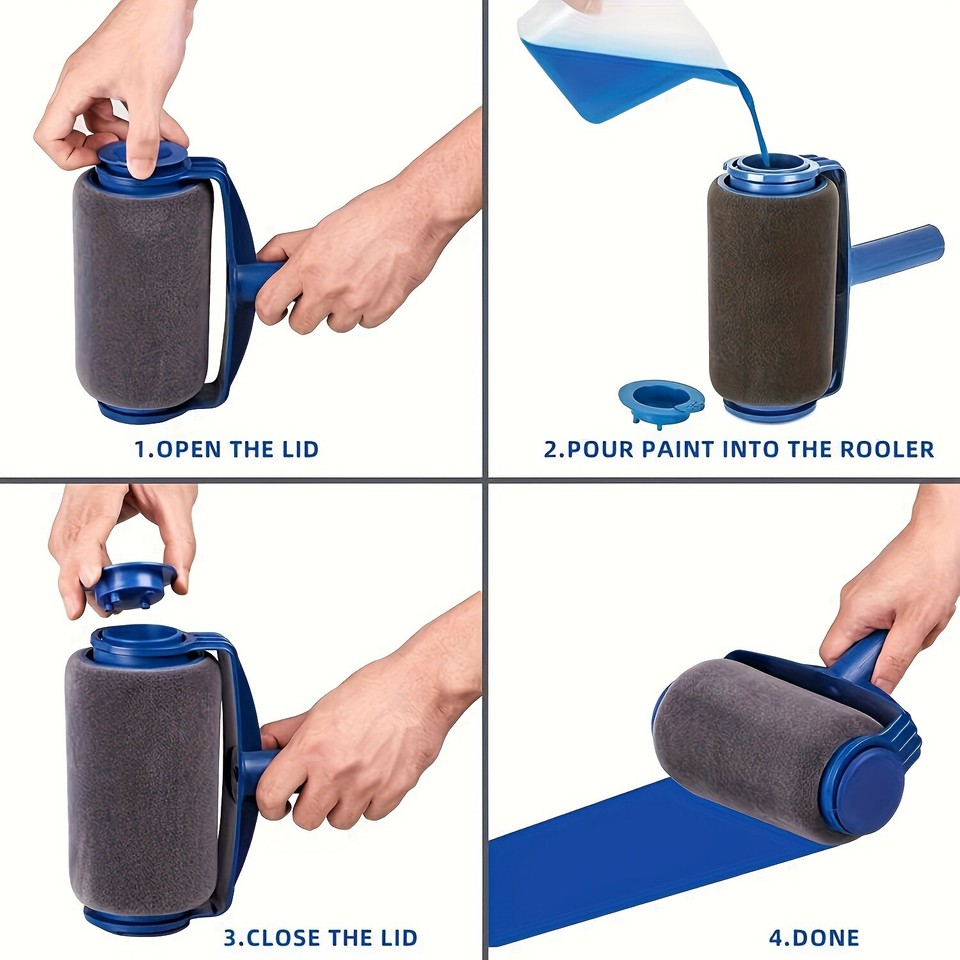 1pc Selfpriming Latex Paint Roller, Latex Paint Roller, Paint Roller