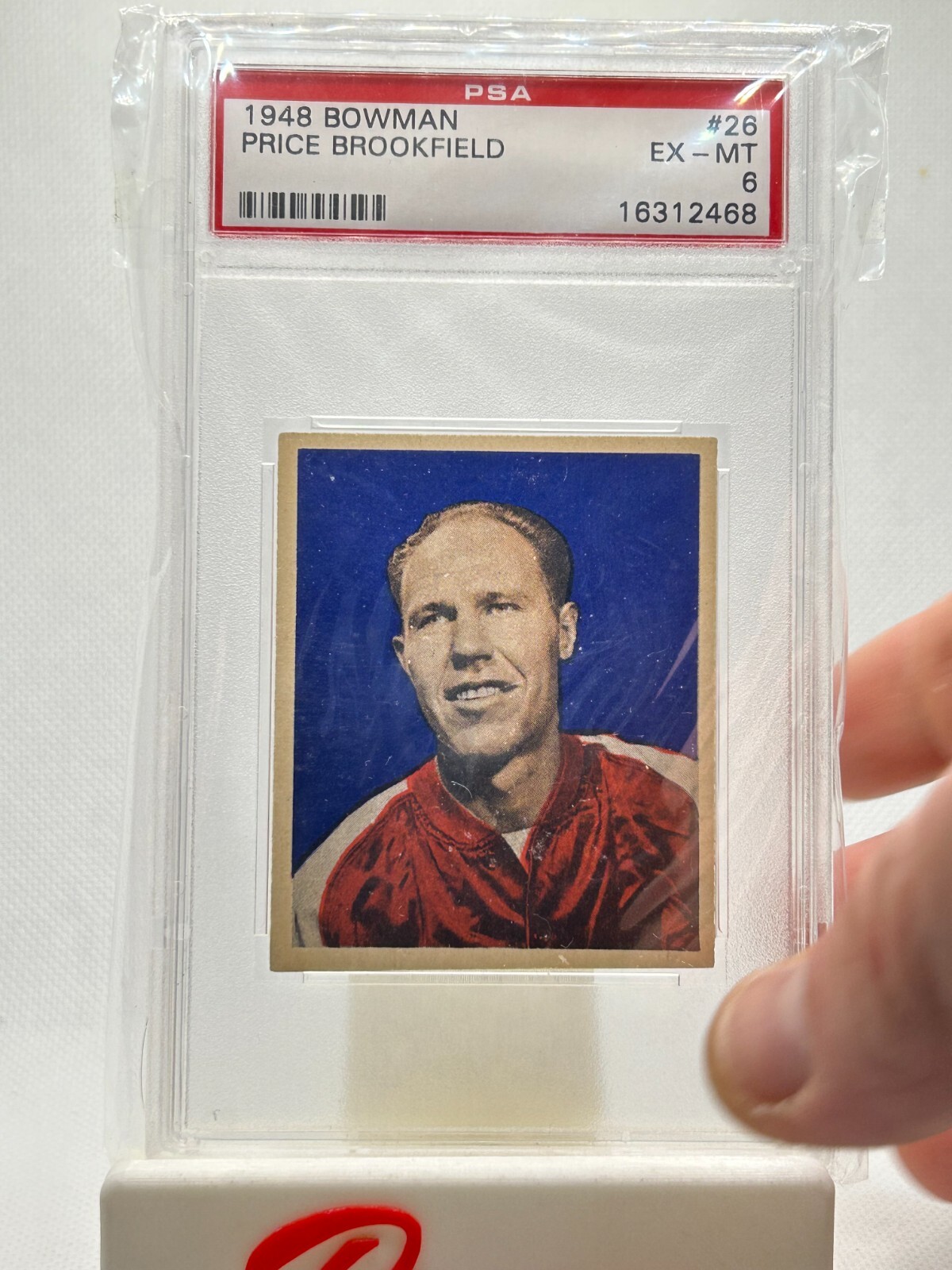 1948 Bowman Basketball #26 Price Brookfield PSA 6