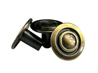 Round Dresser Knob - Antique Gold - Great Addition to Any Piece - Sold in Pairs!