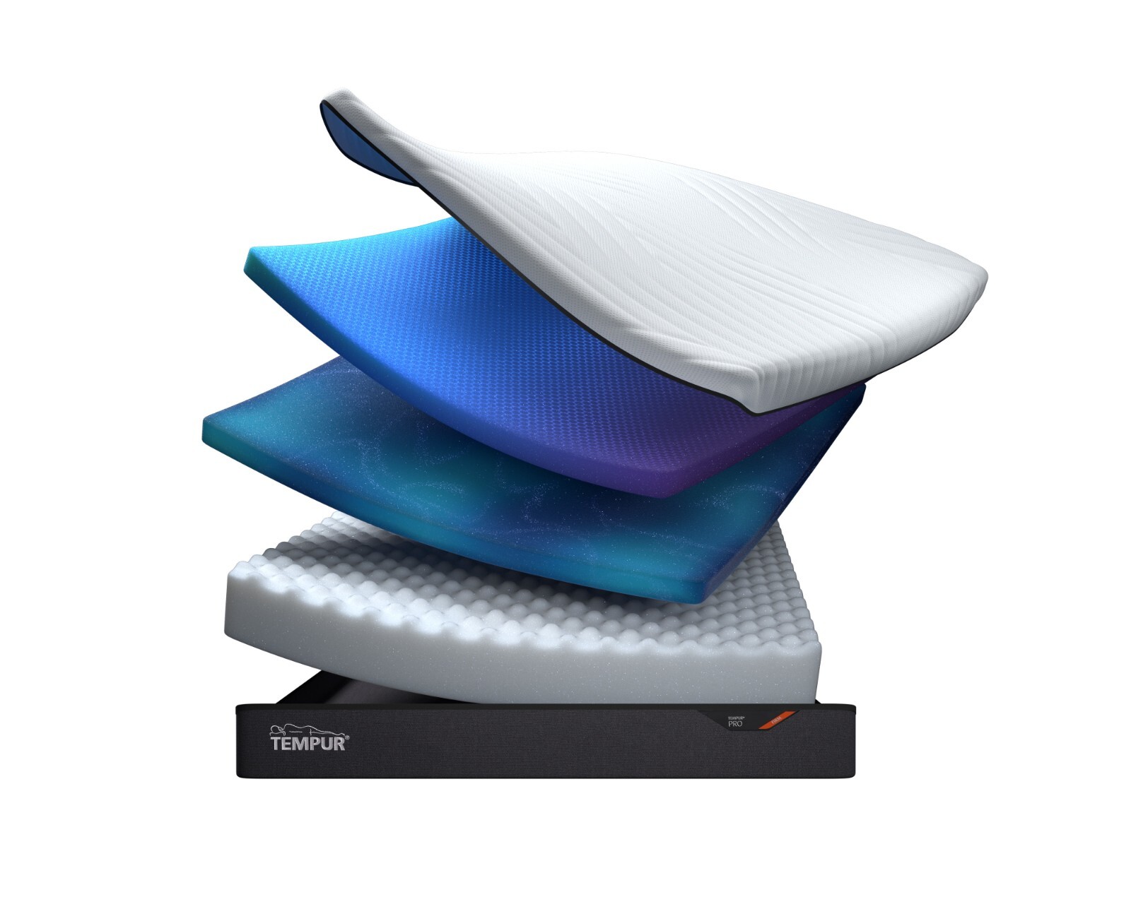 TEMPUR PRO® CoolQuilt Visco-Matratze 23 cm 80x200 90x200 100x200 140x200 180x200