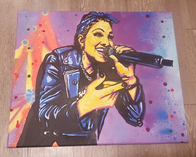 AIMEE INTERRUPTER ORIGINAL PAINTING THE INTERRUPTERS 18x24 CANVAS RYAN CALLISTO