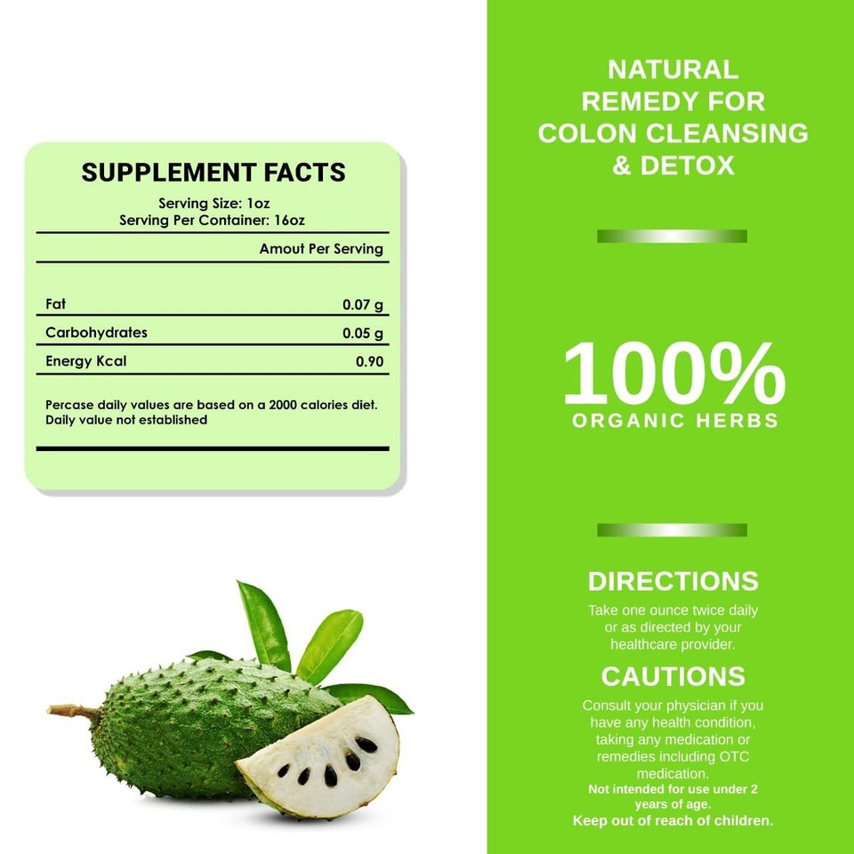 Soursop Living BittersNatural Remedy with Powerful Roots &HerbsDetox Digestive eBay