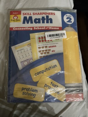 Skill Sharpeners: Math Ser.: Skill Sharpeners Math Grade 2 by Evan-Moor...