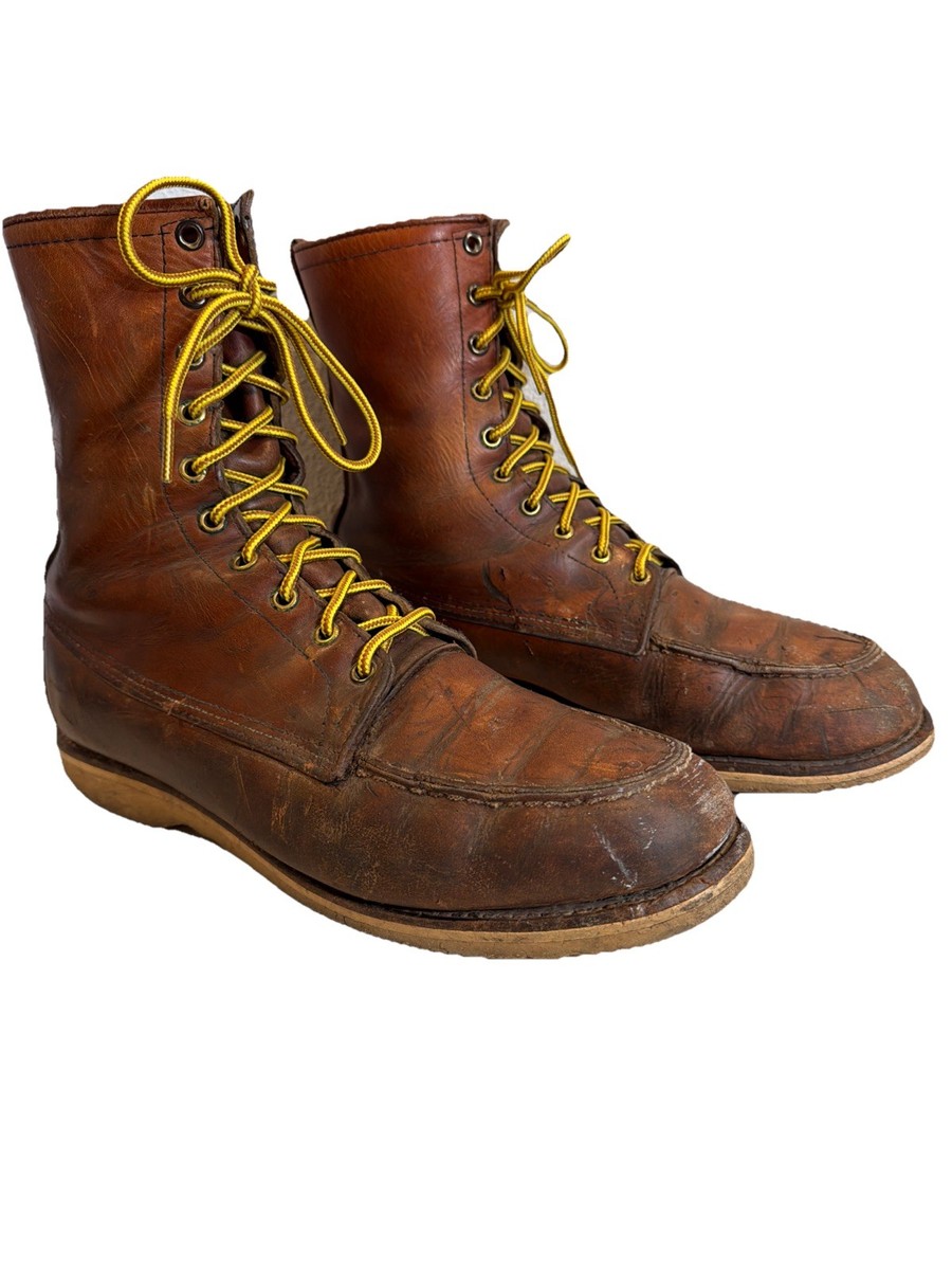 Red Wing 129 Irish Setter Sport Boot 9D Vintage USA Moc Toe