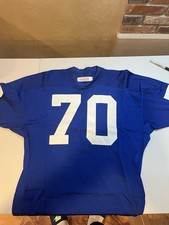 🔥 MITCHELL & NESS 1962 NY GIANTS SAM HUFF #70 —ROYAL BLUE — SIZE 52 MADE IN USA
