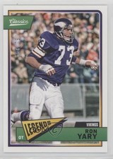 2018 Panini Classics Legends Red Back 51/299 Ron Yary #151 HOF v5j