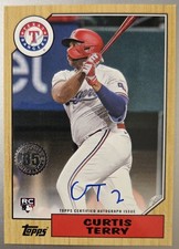 2022 Topps 1987 Topps Curtis Terry RC AUTO  #87BA-CT