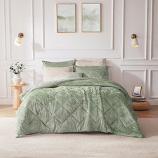 Intelligent Design King Duvet Cover Set Velvet King Duvet Set Luxury Diamond