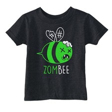 Toddler Funny T Shirts Zombee Sarcastic Zombi Graphic Novelty Halloween Tee For