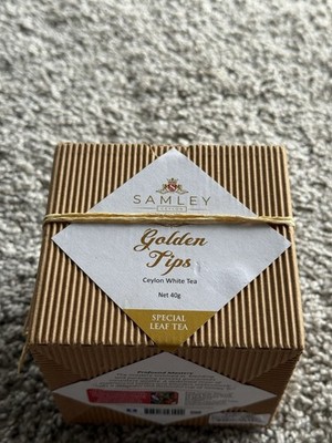 Samley Ceylon Golden Tips White Tea Loose Leaf Tea & Infusion Ceylon 40g
