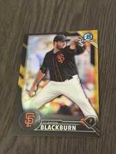 2016 Bowman Chrome Prospects Black & Gold Refractor #BCP181 CLAYTON BLACKBURN