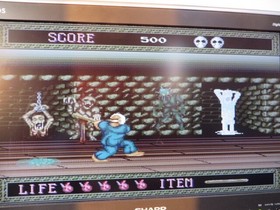 PC Engine NEC Splatter House item Startconfirmed Japan F2