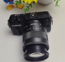 Canon EOS M Black 18.0MP Mirrorless Digital Camera with 18-55mm Lens -95 New
