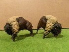 custom 1/32 buffalo bison lot of two 3D printed fighting bulls fits Marx TSSD — photo 3