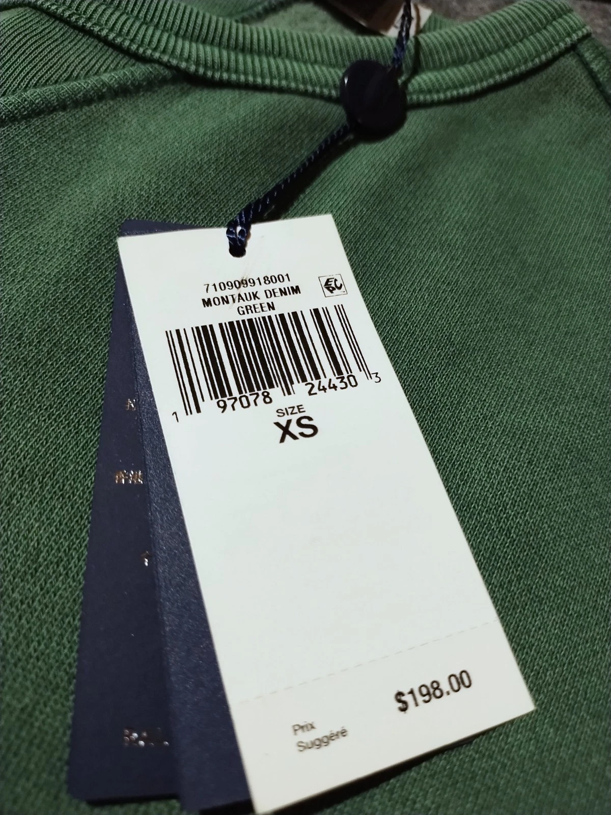 Polo Ralph Lauren Collegiate-Inspired Fleece Sweatshirt - XS - Fade Green - NWT image 10