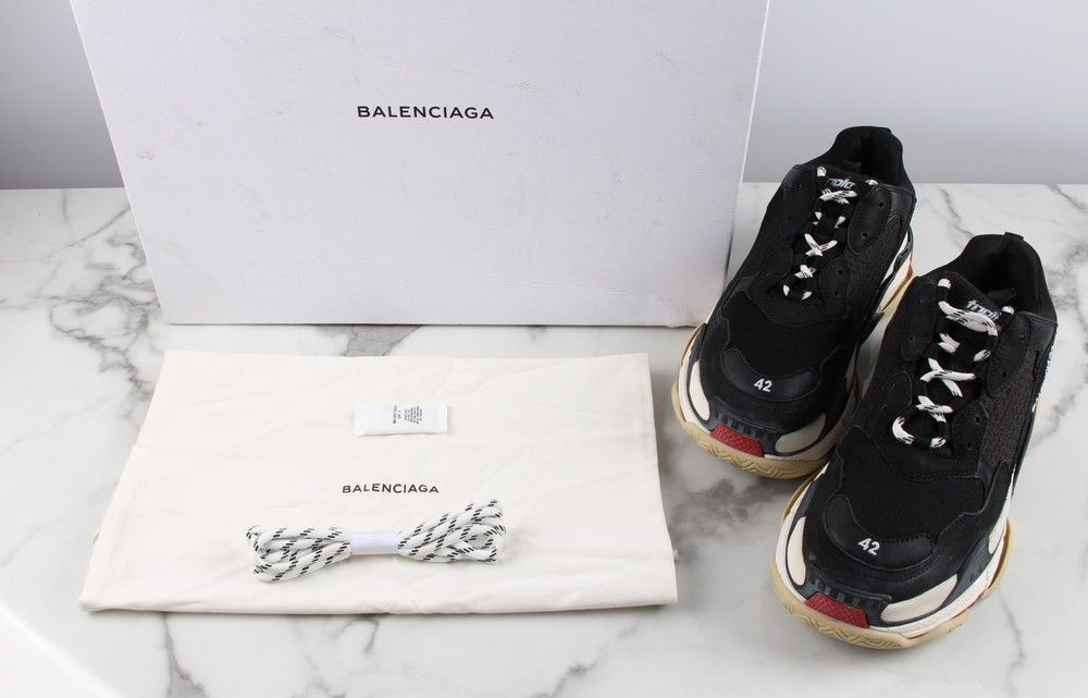 Balenciaga Triple S Triple S Sneakers Red 42 | eBay Balenciaga Triple S Triple S Sneakers Red 42 | eBay