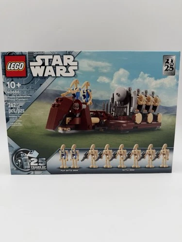 LEGO Star Wars Trade Federation Troop Carrier 40686 262pcs 25 Years Battle Droid