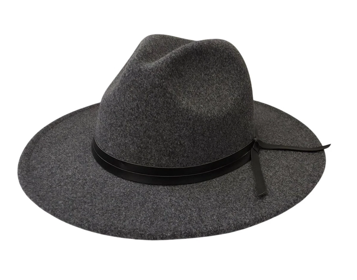 DARK GREY STYLISH LADIES FEDORA HAT *NWT* Women main image 4