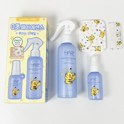 HAIR PLUS Protein Water Essence 200ml+50ml Pokemon Edition K-Beauty