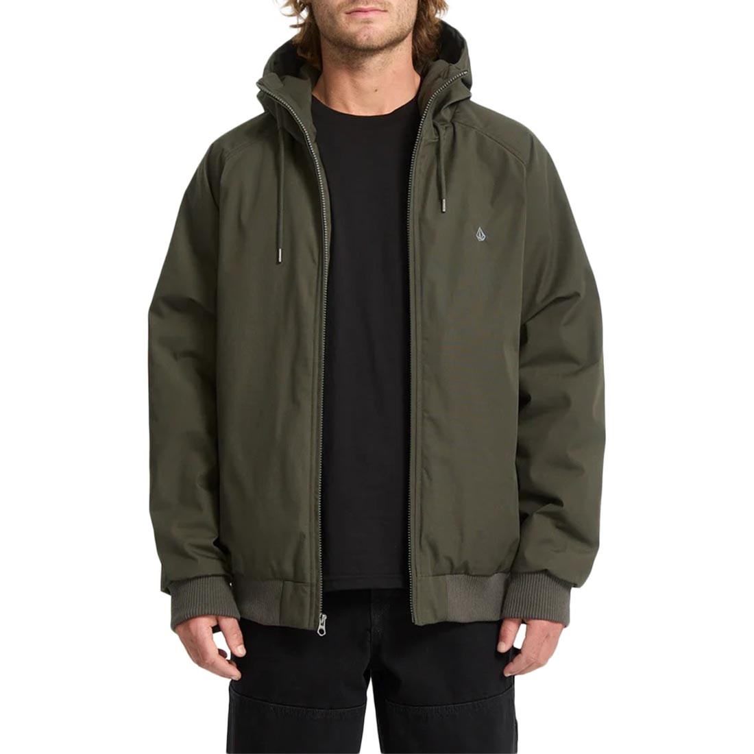 Chaqueta Volcom Hernan 10K - negra enjuagada