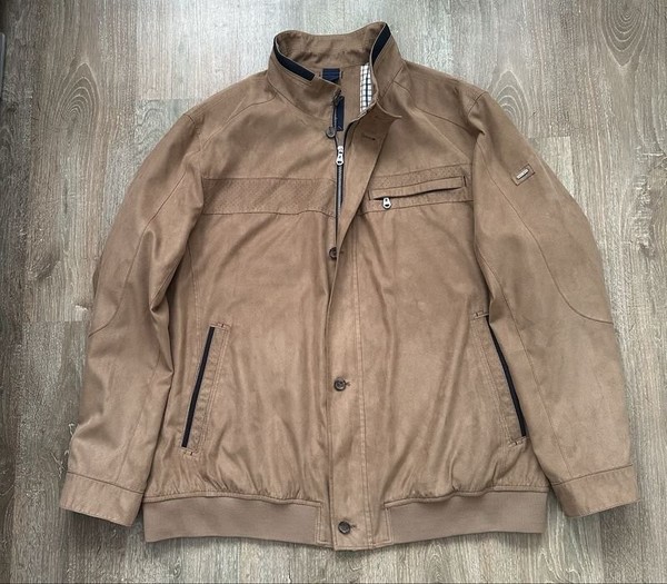 Men Pierre Cardin Windbreaker Light Brown