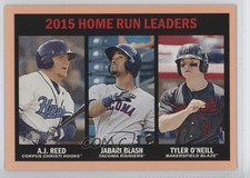 2016 Heritage Minor League Edition Peach Border 24/25 AJ Reed Jabari Blash b9e