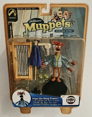 PALISADES MUPPETS SERIES 5 PEPE THE KING PRAWN ACTION FIGURE FAST SHIPPING 