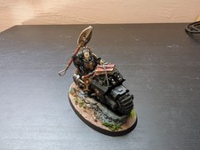 Warhammer 40k Space Marine Primaris Chaplain on Bike