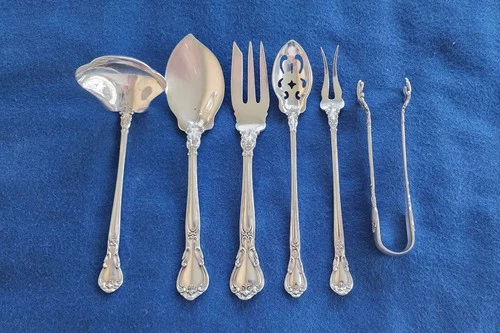 6 pc Serving Set Chantilly by Gorham Sterling Silver 149 Grams