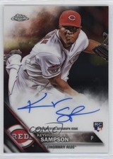 2016 Topps Chrome Rookie Auto Keyvius Sampson #RA-KSA Auto 03t0