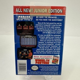 New Sealed Junior Edition Jeopardy! Nintendo Entertainment System NES Game