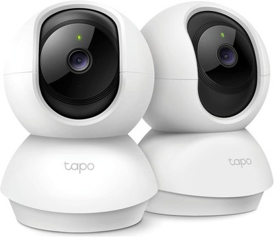TP-Link Tapo C210 2K Pan Tilt Security Camera 2-Pack Baby Pet Monitor WiFi