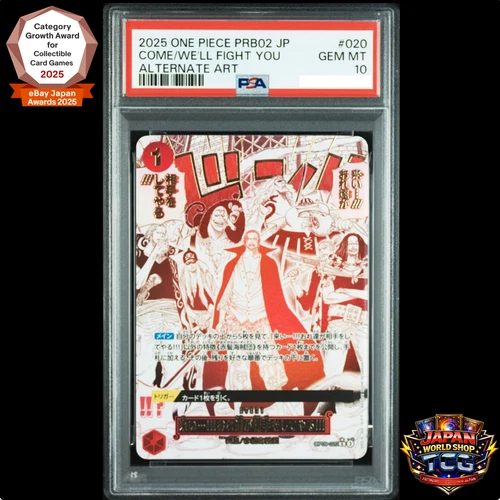 PSA 10 Come We'll Fight You OP09-020 PRB02 2025 Alt Art ONE PIECE Card Japanese