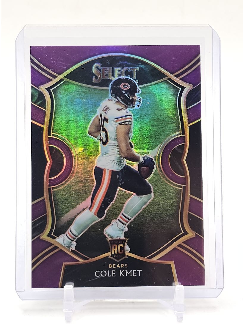 COLE KMET 2020 SELECT CONCOURSE ROOKIE PURPLE PRIZM BEARS RC /75 Q6145